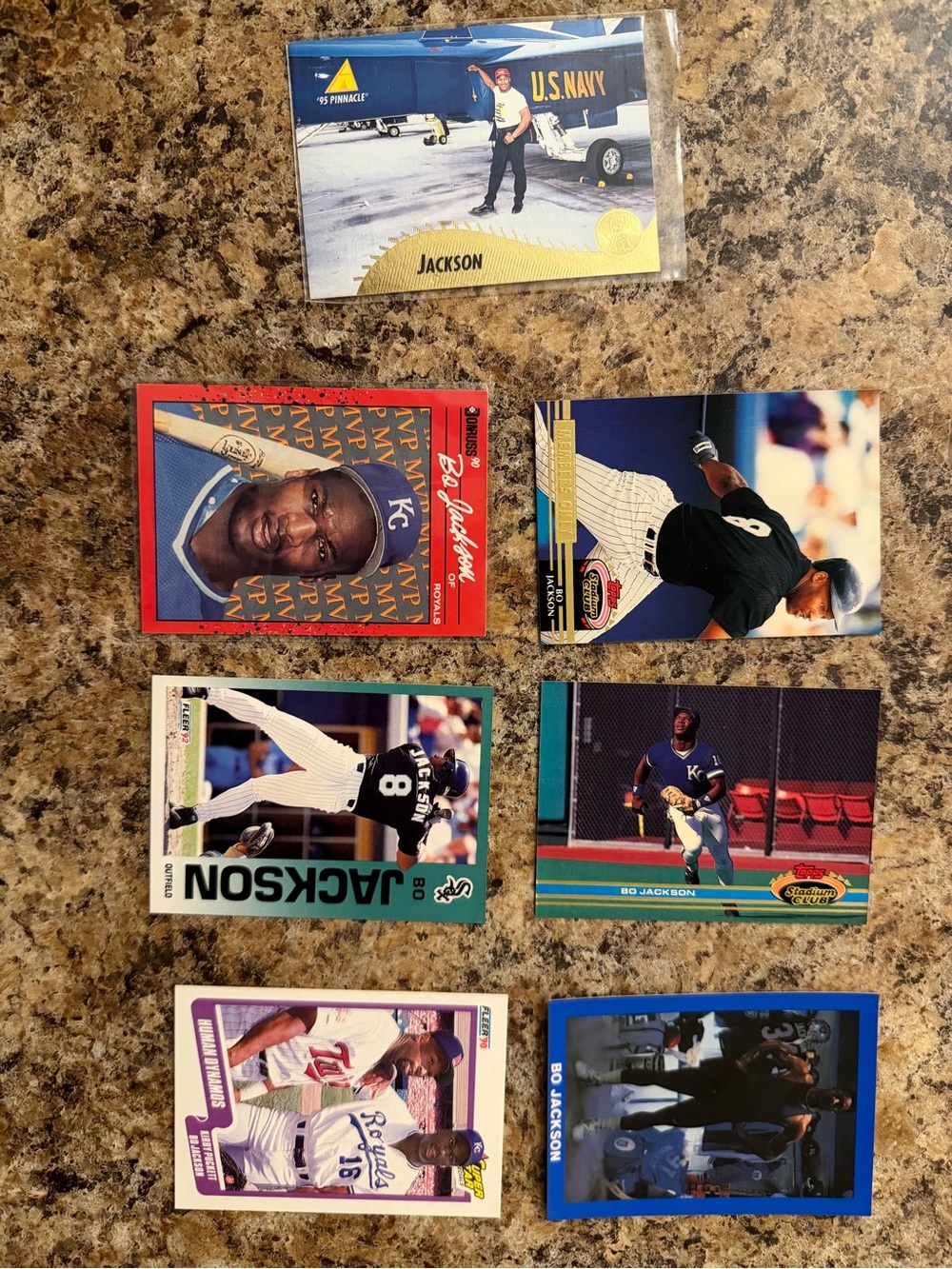Bo Jackson Baseball Card Collection - Vintage Set